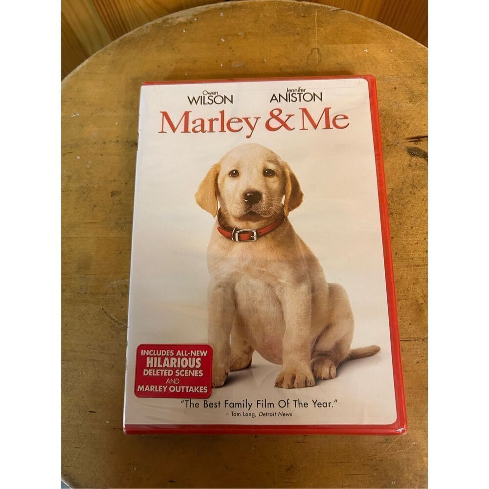 Marley & Me (DVD, 2008) Owen Wilson/Jennifer Aniston! Extras! Brand New! Sealed!